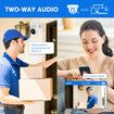 WiFi Security Camerax8 CCTV Set Solar Wireless Home PTZ Outdoor Surveillance System 4MP Spy Waterproof Remote Channel
