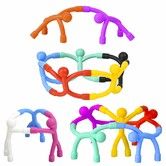 Cute Magnet Men Toys 15PCS,Multipurpose Stretchy Fidget Toys,Funny Fridge Magnet Cool Office Desk Magnetic Toys