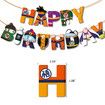 Dragon Ball Birthday Party Supplies Set,Includes Happy Banner Cake And Cupcake Toppers - 24 Latex Balloons for Kids Theme Birthday Party Decoration