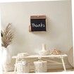 Rustic Burnt Wood Wall Mountable Restaurant Tip, Fundraising Donation Money Collection or Comment Ballot Box