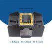 Card Shuffler 2 to 4 Deck Automatic, Battery Operated Electric Card Shuffler Machine for UNO Poker Playing Card