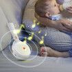 Portable White Noise Machine Baby, elesories Sound Machine Baby with Nursery Night Light for Man Women Baby Sleeping