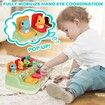 Pop Up Toy Colorful Cause and Effect Montessori Toy Toddler Infant Jungle Pop Up Toy Dragon Toy for Early Learning,Playing and Development Toy