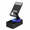 Phone Stand With Speaker,4 In 1 Collapsible Phone Stand Wireless Speaker,360 Degree Rotation Portable Phone Stand For Phones And Tablets