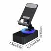 Phone Stand With Speaker,4 In 1 Collapsible Phone Stand Wireless Speaker,360 Degree Rotation Portable Phone Stand For Phones And Tablets