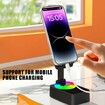 Phone Stand With Speaker,4 In 1 Collapsible Phone Stand Wireless Speaker,360 Degree Rotation Portable Phone Stand For Phones And Tablets