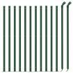 Chain Link Fence with Flange Green 1x25 m