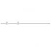 Sliding Door Hardware Kit 200 cm Steel White
