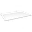 Rectangular ABS Shower Base Tray White 80x120 cm