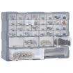 Multi-drawer Organiser with 40 Drawers 52x16x37.5 cm