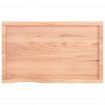 Bathroom Countertop Light Brown 100x60x6 cm Treated Solid Wood