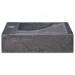 Sink Black 58x39x10 cm Marble