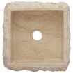 Sink Cream 30x30x13 cm Marble