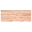 Bathroom Countertop Light Brown 160x60x4 cm Treated Solid Wood