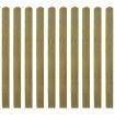 20 pcs Impregnated Fence Slats Wood 120 cm