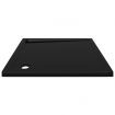 Square ABS Shower Base Tray Black 80x80 cm