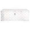 Storage Box Silver 80x39x30 cm Aluminium