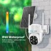 4x Wifi Security Camera Wireless CCTV Home PTZ Outdoor Solar System 4MP 16CH NVR