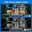 6x Wifi Security Camera Wireless CCTV Home PTZ Outdoor Solar System 4MP 16CH NVR