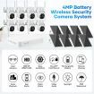 8x Wifi Security Camera Wireless Solar CCTV Home PTZ Outdoor System 4MP 16CH NVR