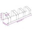 Bike Rack for 4 Bikes Galvanised Steel