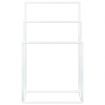 Freestanding Towel Rack White 48x24x79 cm Iron