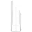 Freestanding Towel Rack White 48x24x79 cm Iron