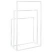 Freestanding Towel Rack White 48x24x79 cm Iron