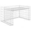 Lawn Mower Garage with Raised Bed 110x80x60 cm Steel Wire