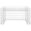 Lawn Mower Garage with Raised Bed 110x80x60 cm Steel Wire