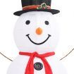 Decorative Christmas Snowman Figure LED Luxury Fabric 180cm