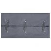 Garden Cart Liner Dark Grey 81x41x40 cm Fabric