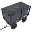 Garden Cart Liner Dark Grey 81x41x40 cm Fabric