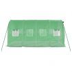 Greenhouse with Steel Frame Green 8 m² 4x2x2 m