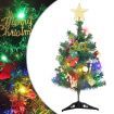 Mini Artificial Pre-lit Christmas Tree with 20 LEDs Green 45 cm