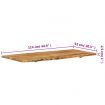 Bathroom Vanity Top Solid Acacia Wood 114x52x2.5 cm