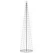 Christmas Cone Tree 136 Warm White LEDs Decoration 70x240 cm
