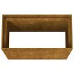 Planter 40x80x80 cm Corten Steel