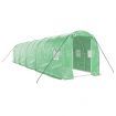 Greenhouse with Steel Frame Green 20 m² 10x2x2 m
