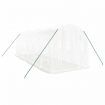 Greenhouse with Steel Frame White 12 m² 6x2x2 m