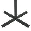 Outdoor Parasol with Aluminium Pole 460x270 cm Black