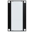 Wall Mirror Black 100x60 cm Metal
