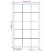 Wall Mirror Black 100x60 cm Metal