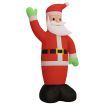 Inflatable Santa Claus with LEDs 620 cm