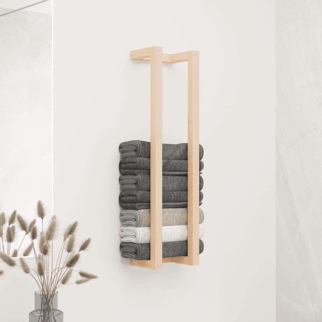 Towel Rack 23x18x90 cm Solid Wood Pine