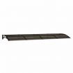 Door Canopy Black 350x100 cm Polycarbonate