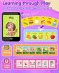 Phone Toys for Kids, Touch Screen, Kids Smartphone with Dual Cameras, Music Games, Flashlight, Alarm, Pedometer, Stories, Sight Words, Learning Toys (Purple)