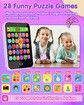 Phone Toys for Kids, Touch Screen, Kids Smartphone with Dual Cameras, Music Games, Flashlight, Alarm, Pedometer, Stories, Sight Words, Learning Toys (Purple)