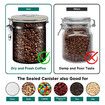 Airtight Coffee Canister,1500ML Stainless Steel Coffee Container CO2 Valve Vacuum Coffee Bean Storage