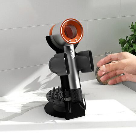 Hair Dryer Holder for Dyson Supersonic, Magnetic Stand Holder for Dyson Supersonic Hair Dryer, Diffuser and Nozzles
